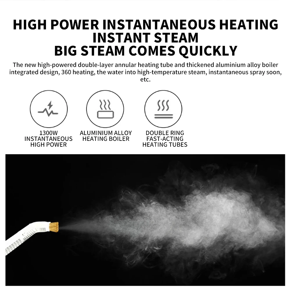 Original Deerma DEM-ZQ610 Steam Mopping Machine Multifunction Household Cleaning mop Aspirador 5 Attachments Mold 5