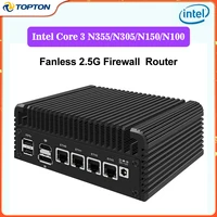 4xi226-V 2.5G LAN Intel Core 3 N355 N305 N150 N100 Firewall Mini PC Fanless DDR5 2xM.2 NVMe Appliance OPNsense ESXi Host Server 1