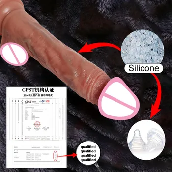 Strap on realistic dildo 6 inches sexy toys thrusting penis dildos vibrators dildio for women strapon dildofor women sex machine 5