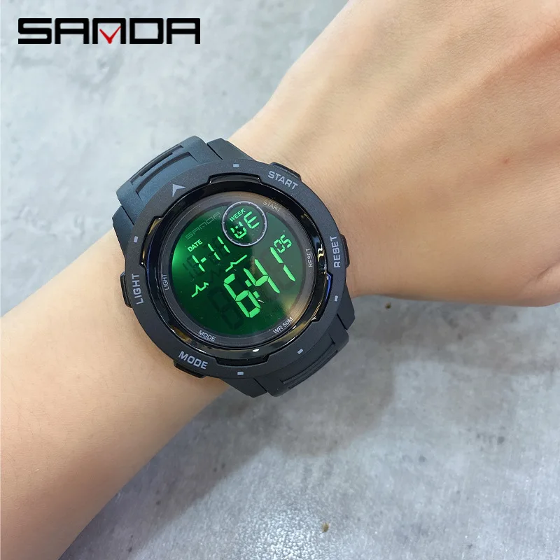 Sport Men Watch Outdoor Military Wrist Watch Led Calendar Waterproof 5BAR High-end Digital Watch Men Clock reloj de hombre