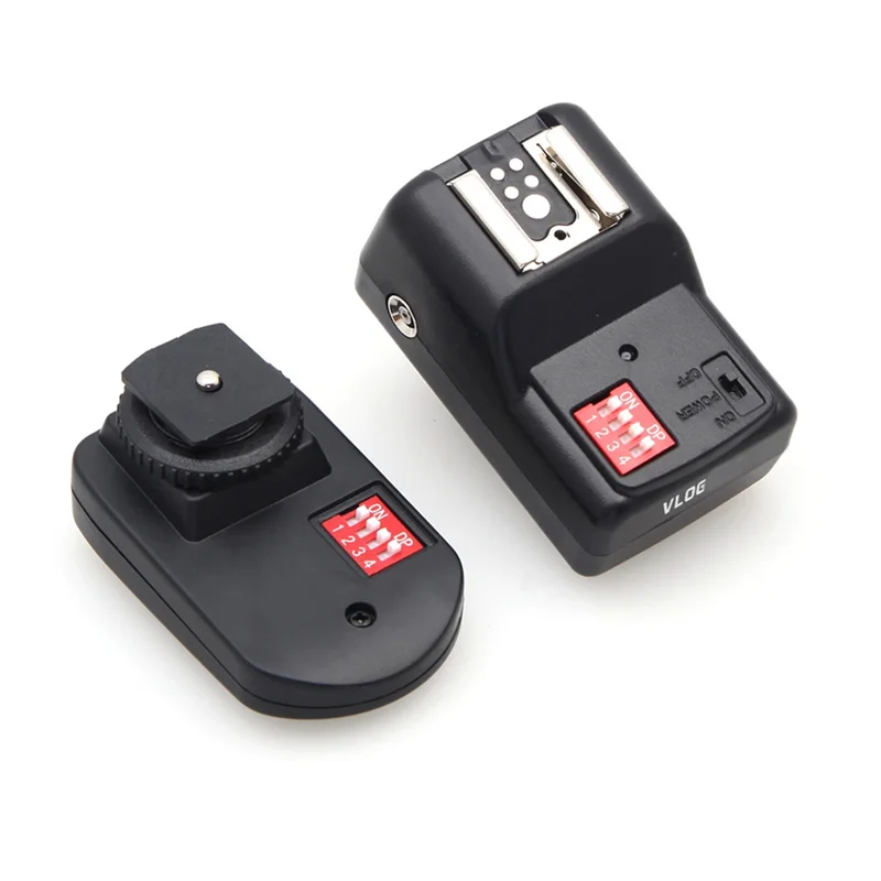 【뜨거운 판매 】Canon Nikon Speedlite 플래시 트리거 셔터 핫슈 플래시 램프 16 채널 동기화용 무선 플래시 트리거