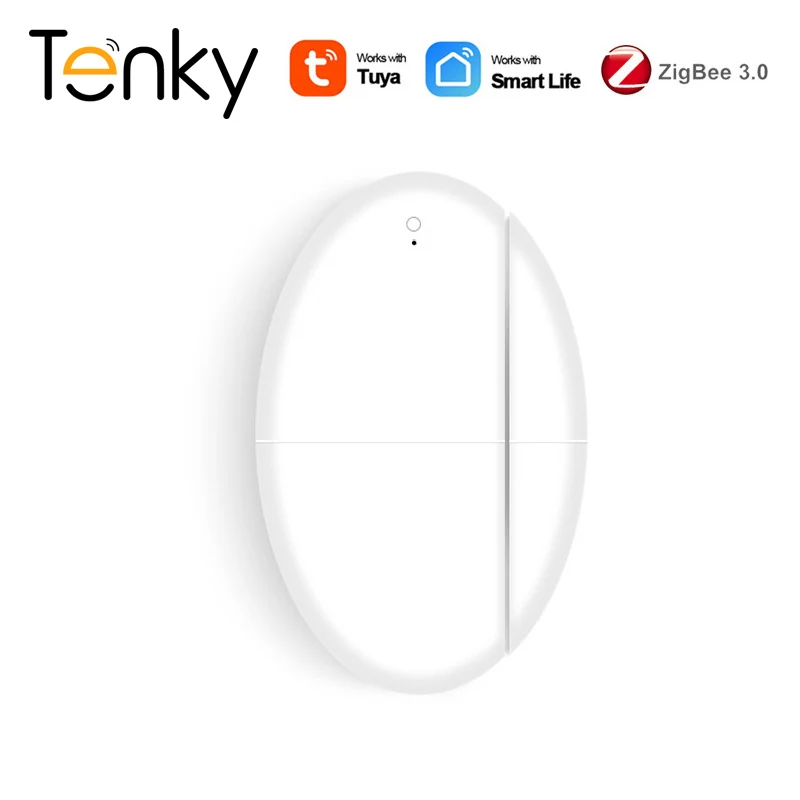 

Tuya ZigBee Smart Door Sensor Door Window Open Closed Detector Independent Magnetic Sensor Security Protection via Smart Life