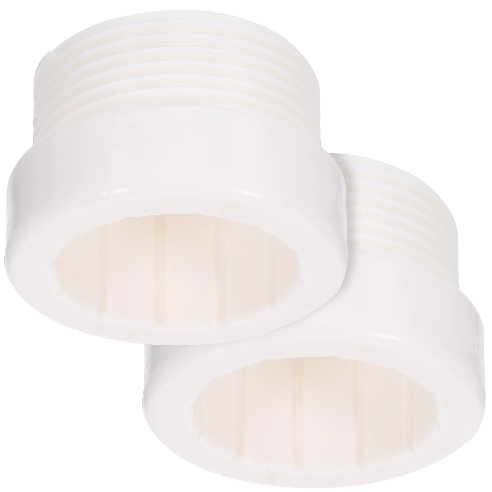 

2 Pcs Umbrella Pole Stabilizer Patio Umbrellas Insert Outdoor Replace Pool Adapter Plug Threaded Beach