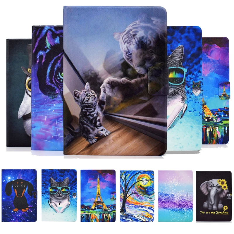 Custodia Stampata Per Amazon Fire Max 2023 Tablet 13Th 11 Pollici Cover Per Kindle Fire Max 11 Pollici 2023 Pu Leather Magnetic Funda