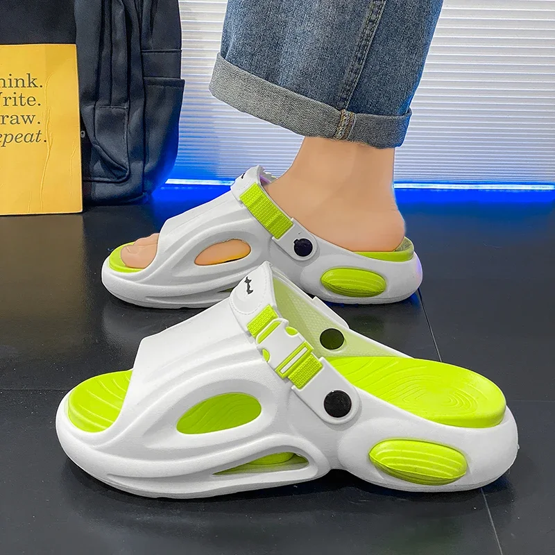 Men's Summer Slippers Beach Wear Sandals Outdoor Wear Home Bathroom Men's Slippers