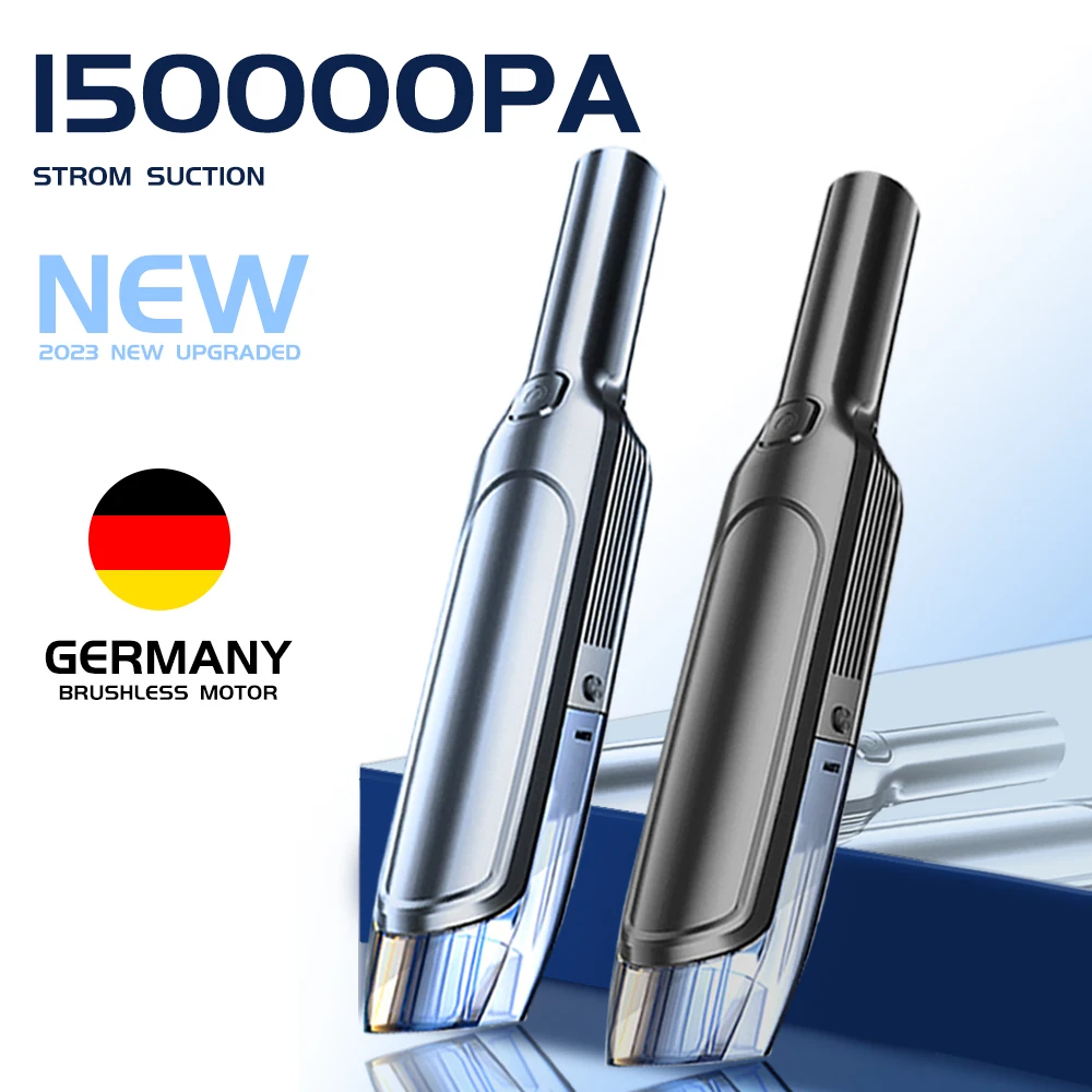 

150000pa Car Vacuum Cleaner Powerful Wireless Handheld Cleaning Machine Portable Vacuum Cleaner for Car Home Computer Keyboard