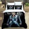 Rock star Johnny Hallyday Bedding Sets exquisite bed supplies set duvet cover bed comforter set bedding set luxury birthday gift 3