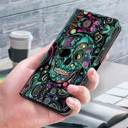 Premium 3D Magnetic Flip Leather Wallet Phone Case - Galaxy A70s (KL)