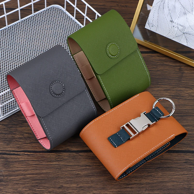 

1Pc Golf Ball Bag Rangefinder Magnetic Case Shockproof Waterproof Diastimeter Leather Case Golf Portable Waist Storage Bag