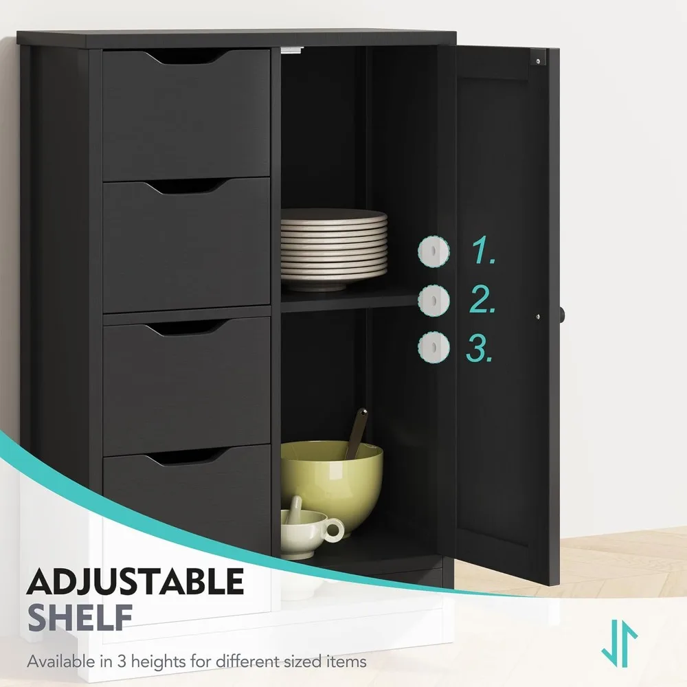 Wooden Floor Storage Cabinet 4