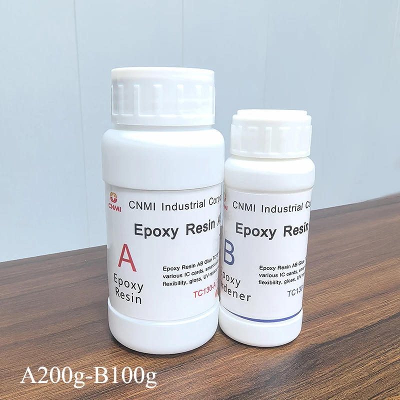 CNMI Epoxy Resin Liquid for Doming Sticker AB 2:1 Crystal Clear Hardener Making Keychain Various IC Cards DIY Crafts Supplies