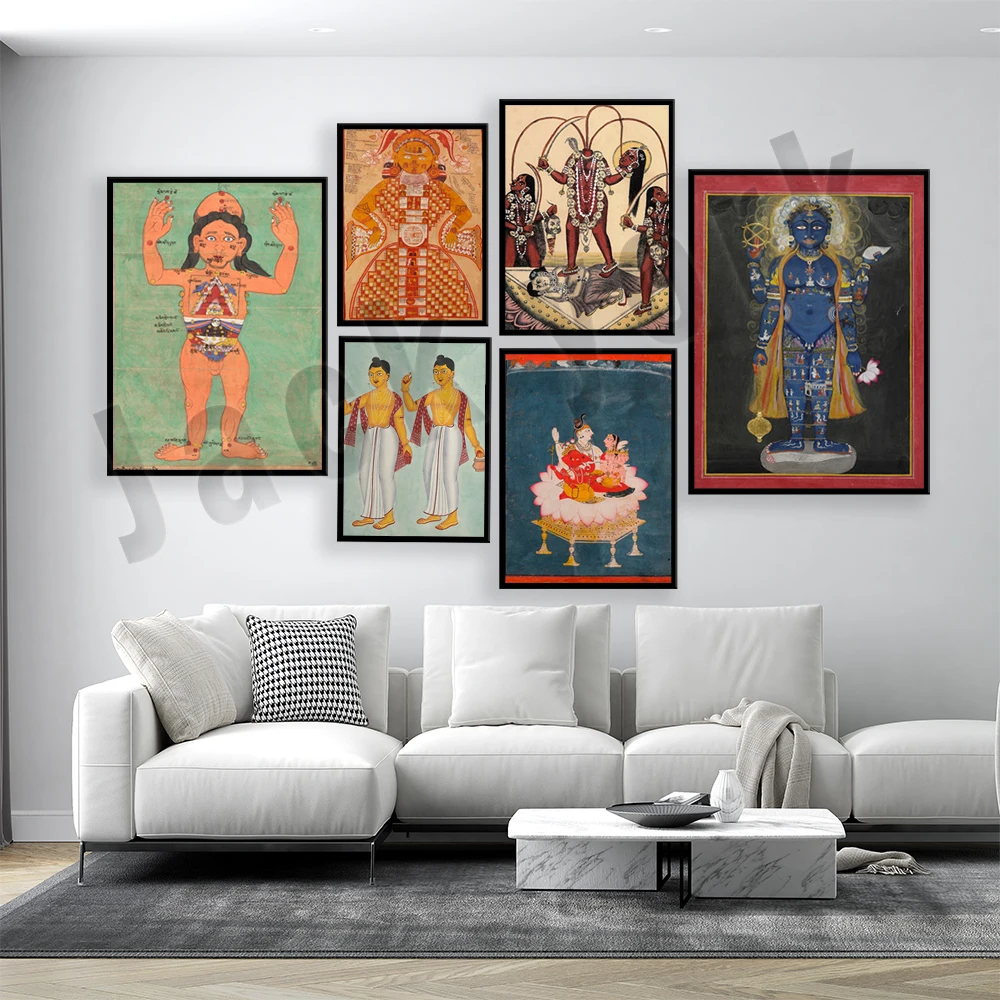 

Buddhism, Hindu Codex, Goddess Chhinnamasta, Myanmar Ancient Buddhist History, Buddhist Ancient Yantra, Hinduism, Asia Poster