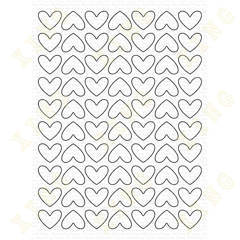 

New Valentine's Day Full of Heart Metal Cutting Dies for DIY Scrapbooking Crafts Dies Cut Stencils Maker Photo Album Template