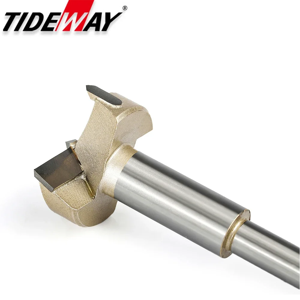 Tideway 1pcs Forstner 팁 목공 도구 세트 목재 보링 드릴 비트 셀프 센터링 텅스텐 카바이드 구멍 톱 커터