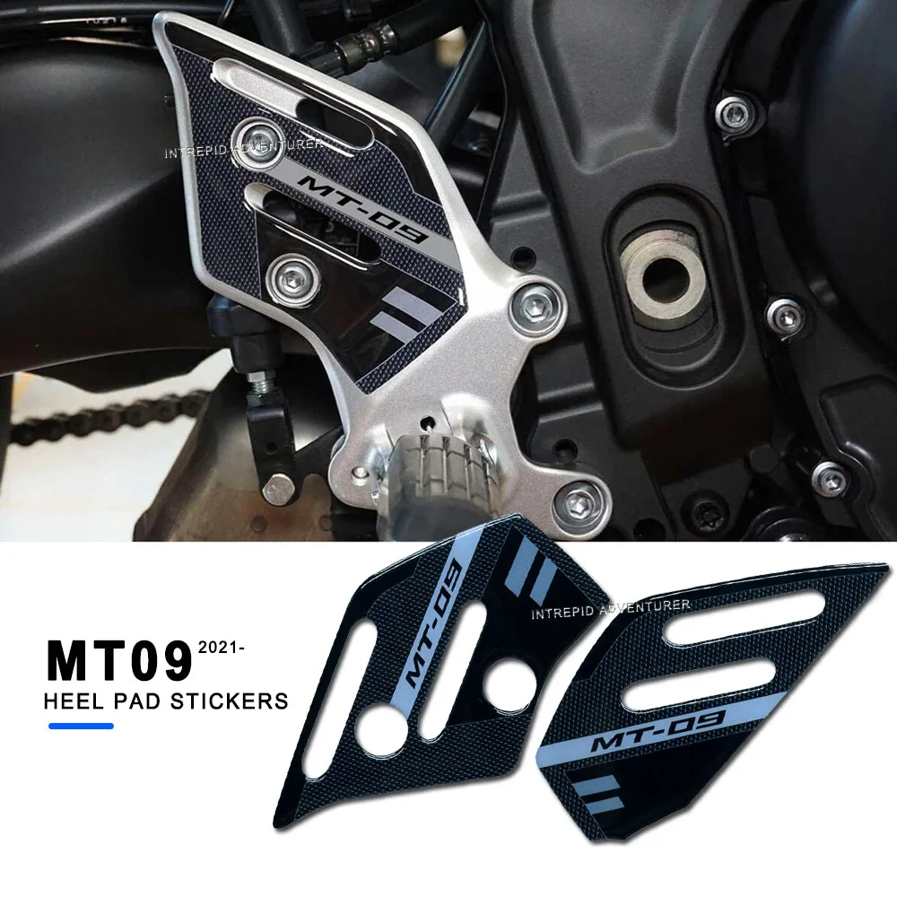 

Мотоциклетные 3D резиновые наклейки, защита для пятки, подкладка для Yamaha Mt-09 Mt09 Sp 2021-2023