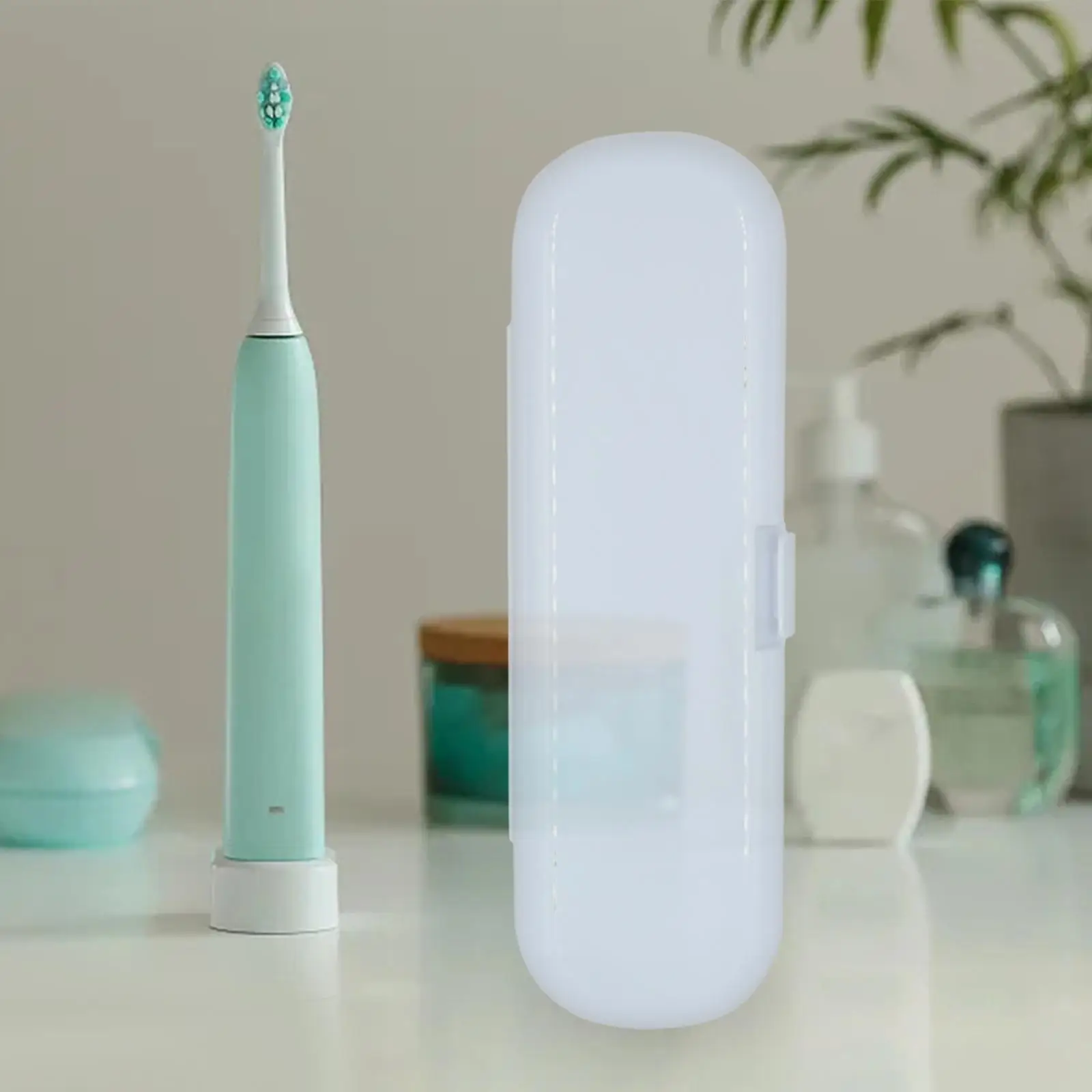 Electric Toothbrush Travel Case Compact Toothbrush Carrying Case Electric Holder Protective Cover for Traveling