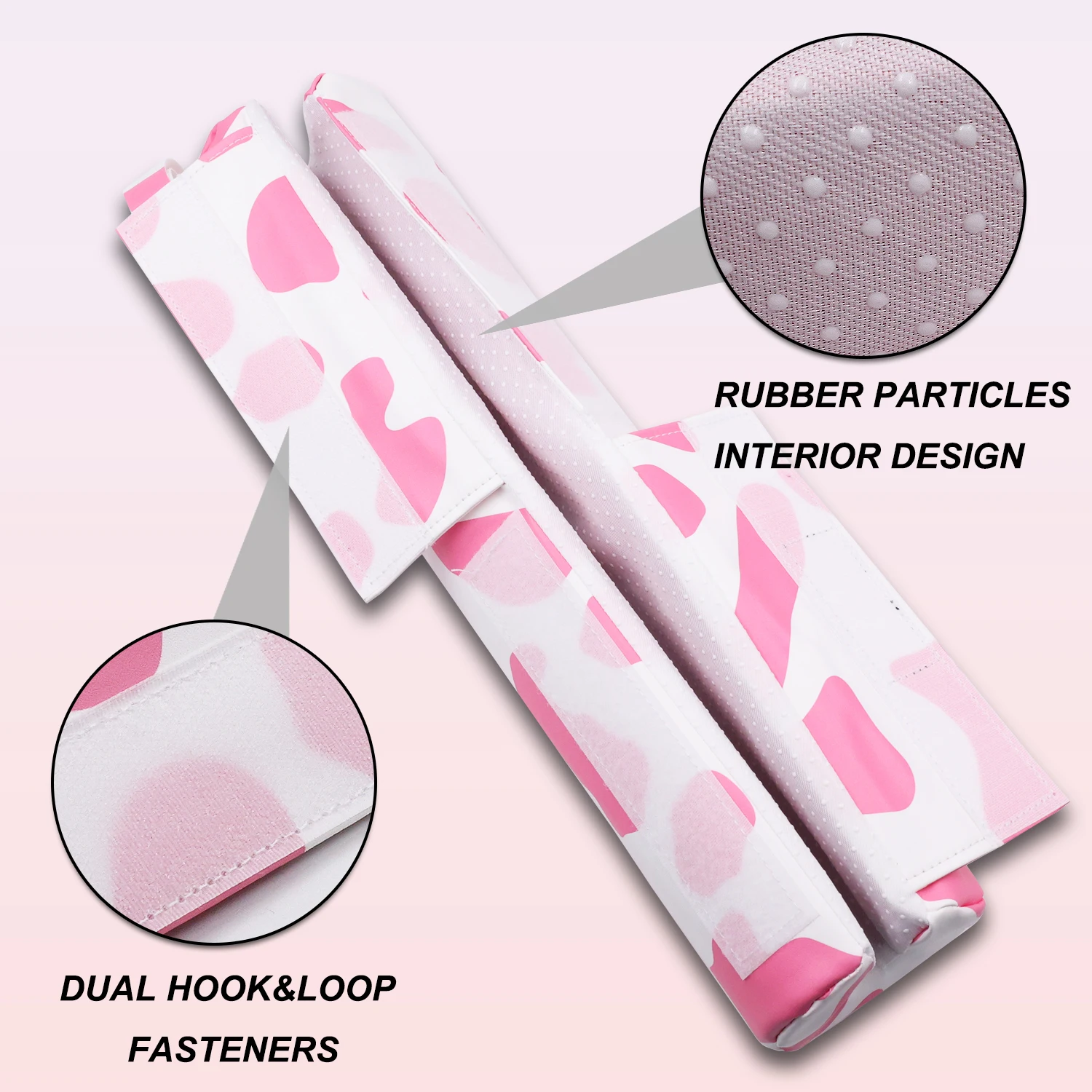 Cow Print Barbell Squat Pad Thick Foam PU Leather Padding for Neck Shoulder Protective Home Gym Weightlifting Training Equipment 3