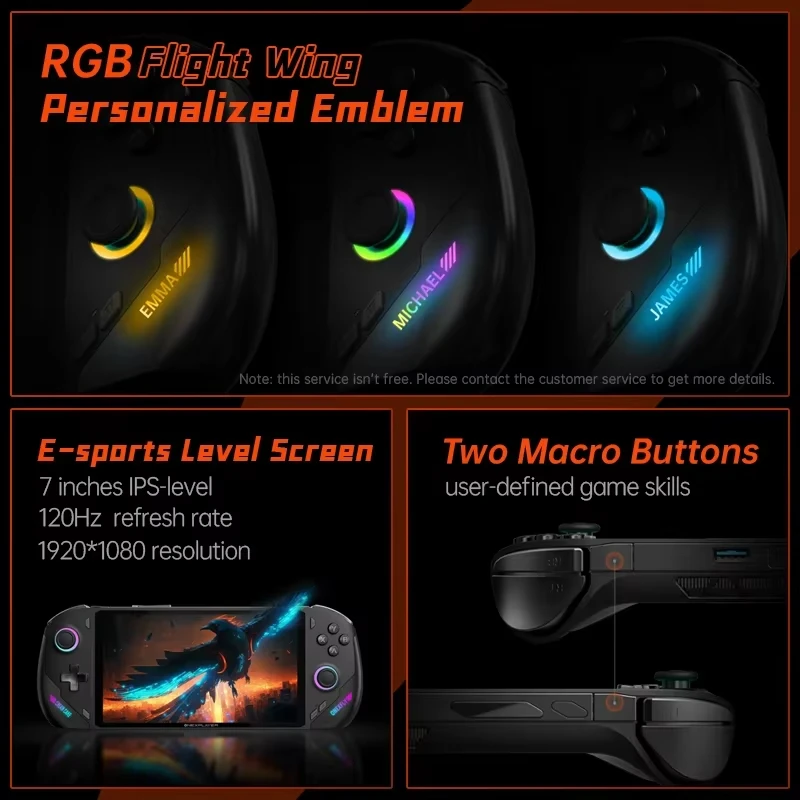 OneXPlayer ONEXFLY AMD 8840U PC Handheld Game Laptop 120Hz IPS 1920*1080 Screen 7" Mini Game Console 3 in 1 Computer Windows 11 2