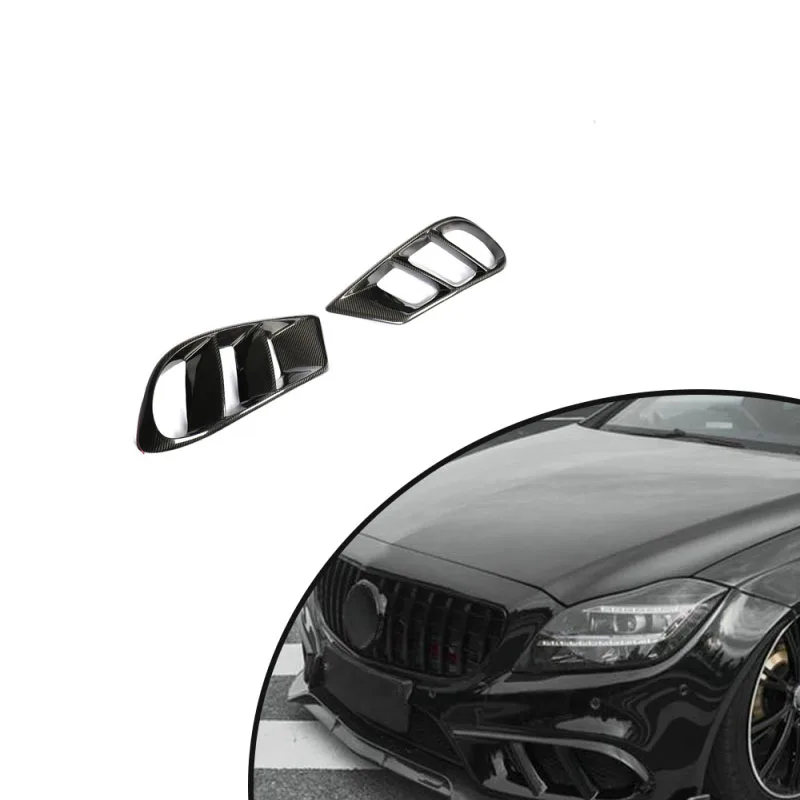 

Для Mercedes Benz CLS W218 CLS550 высококачественный модный Поворотный Комплект кузова из углеродного волокна вентиляционные отверстия чехол