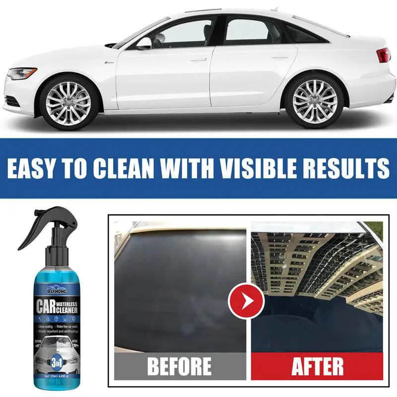 

Waterless Car Wash Automobile Advanced Paint Repair Agent Auto Anti Rain Glass Restorer Tools For Car Bike Remove Water Spots