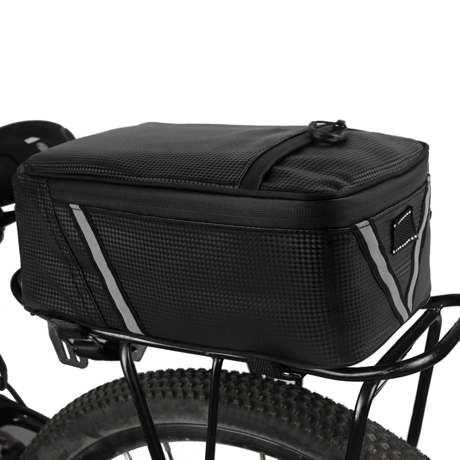 New 5L Bike Rear Rack Bag Waterresistant Bicycle Trunk Bag Cycling Bike Ebike Rear Seat Bag Pannier
