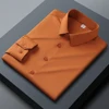 Men's Slim Fit Stretch Smooth Wrinkle Free Long Sleeve Shirt, Soft Comfort Business Casual Office Wear Year-Round Dress Shirts