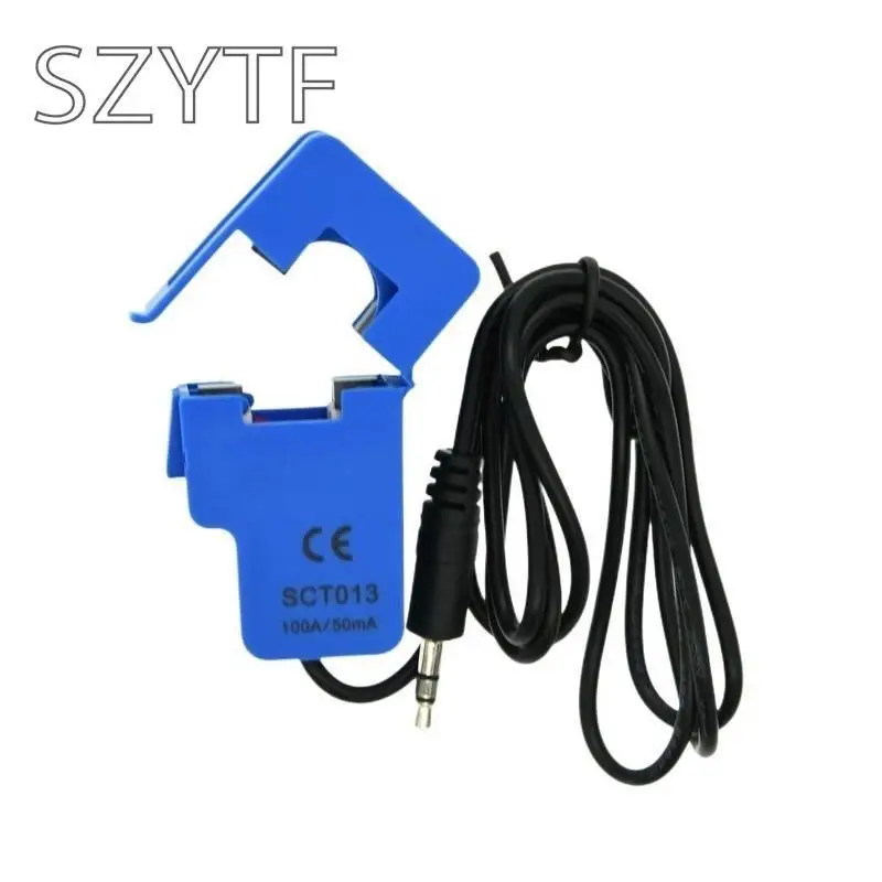 SCT013 Split Core Current Transformer AC Current Sensor 5A 10A 15A 20A 30A 50A 60A 100A 1V 50mA Open-Close Non-invasive Amp image 3