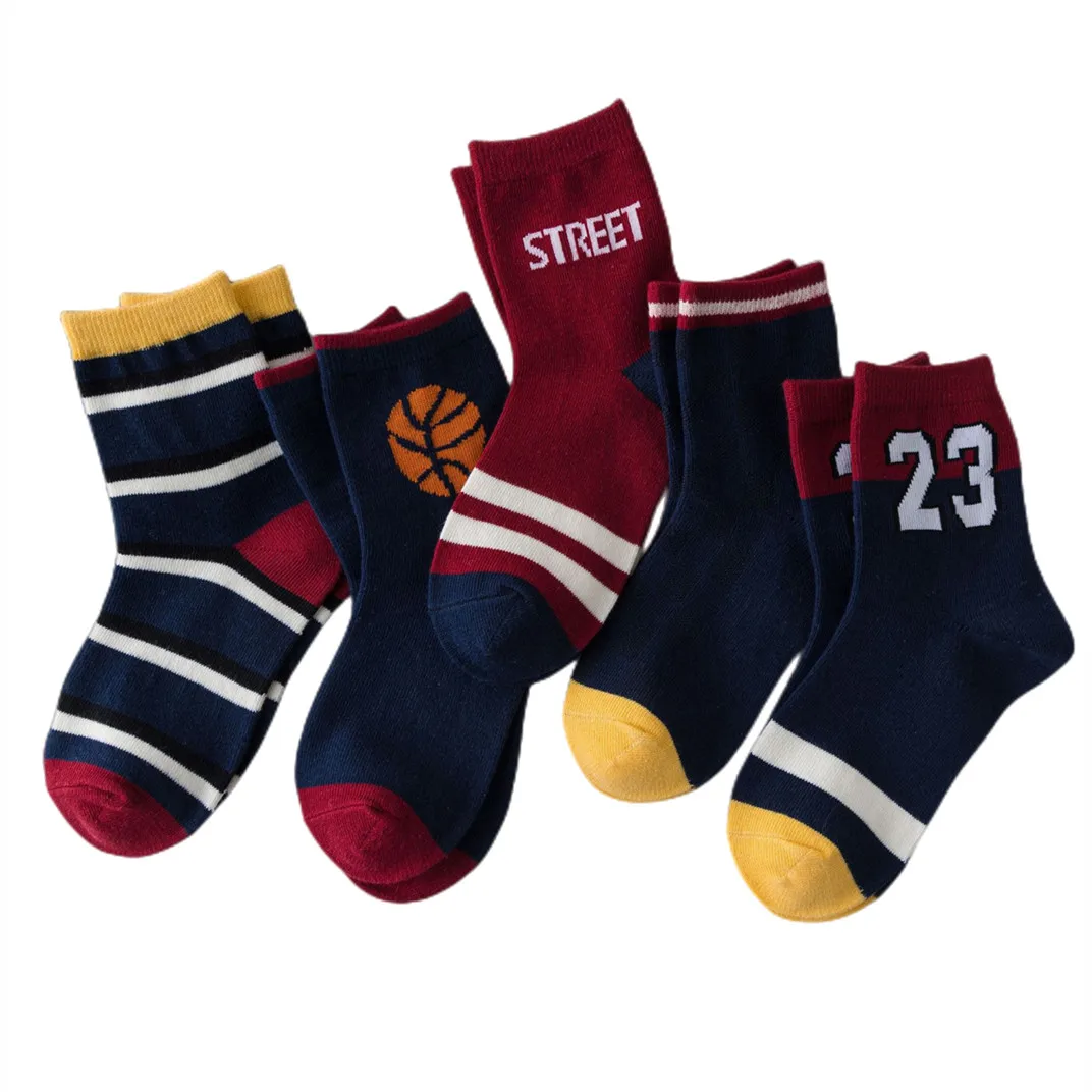 FILA 6 PAIA CALZINI SPORTIVI BAMBINI E RAGAZZI IN COTONE