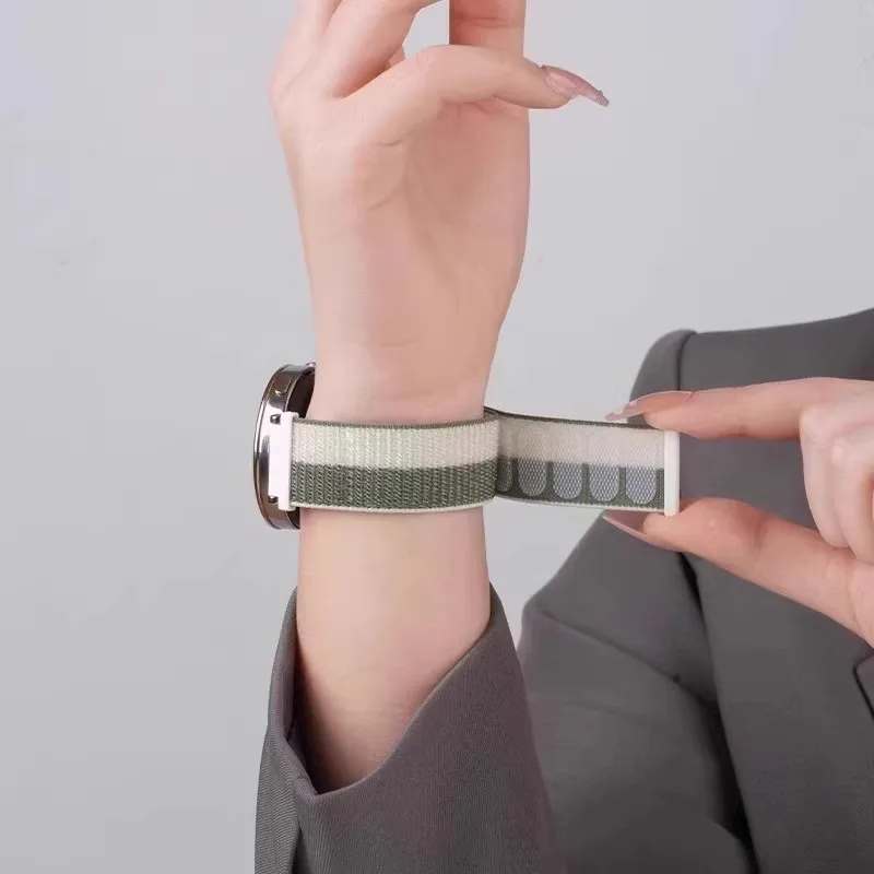 18mm Nylon Loop Strap - Sport Wristband in Various Colors
