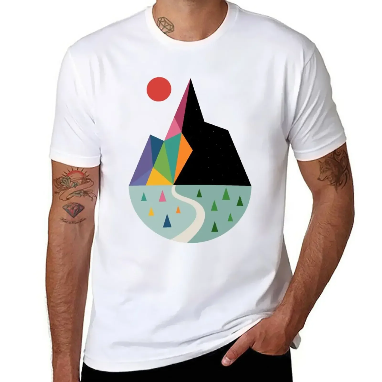 

Bright Side T-Shirt vintage clothes sublime men t shirt