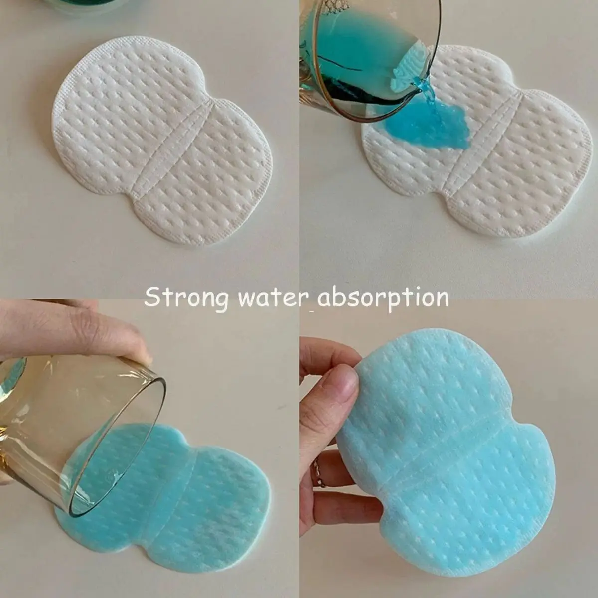 30/50/80Pcs Armpit Sweat Pads Underarm Sweat Pads for Women Men Disposable Sweat Pads for Sweating Non Sweat Adhesive Armpit