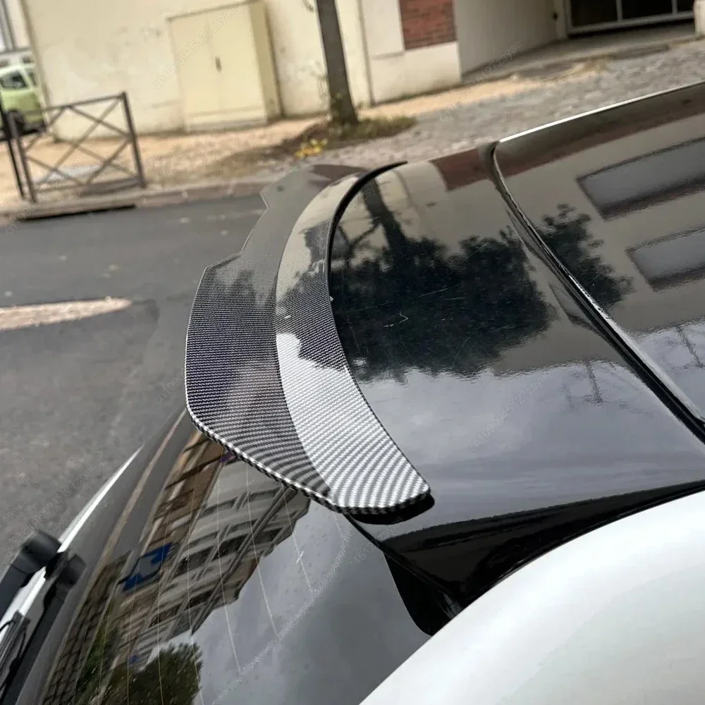 Maxton Design Gloss Black Spoiler Extension CAP For Audi A6 C7 S-Line Sedan (Rear)