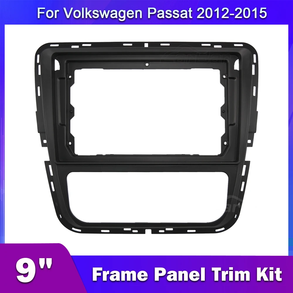 

Carbar For Volkswagen Passat 9 Inch 2 Din Multimedia Stereo Installation Panel Car Radio Fascia Frame Dashboard Tape Recorder