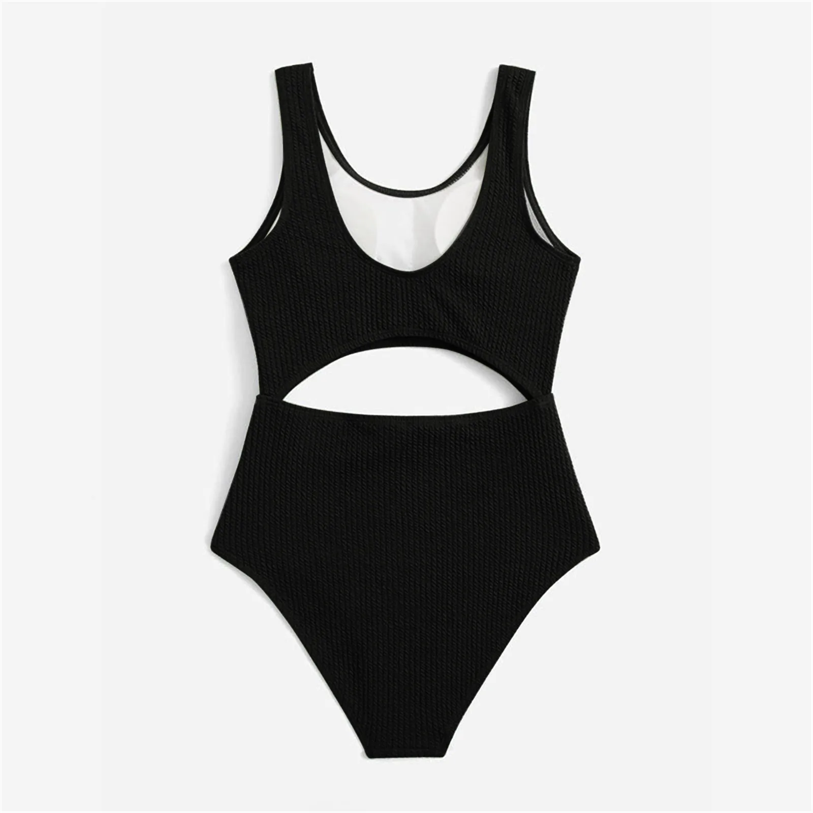 Girl M Girl's 1 Piece Solid Color Swimsuit Cute Cut Out Bathing Suit Swimwear Girls Cover Ups For Swimwear Size 6 girls swimwear