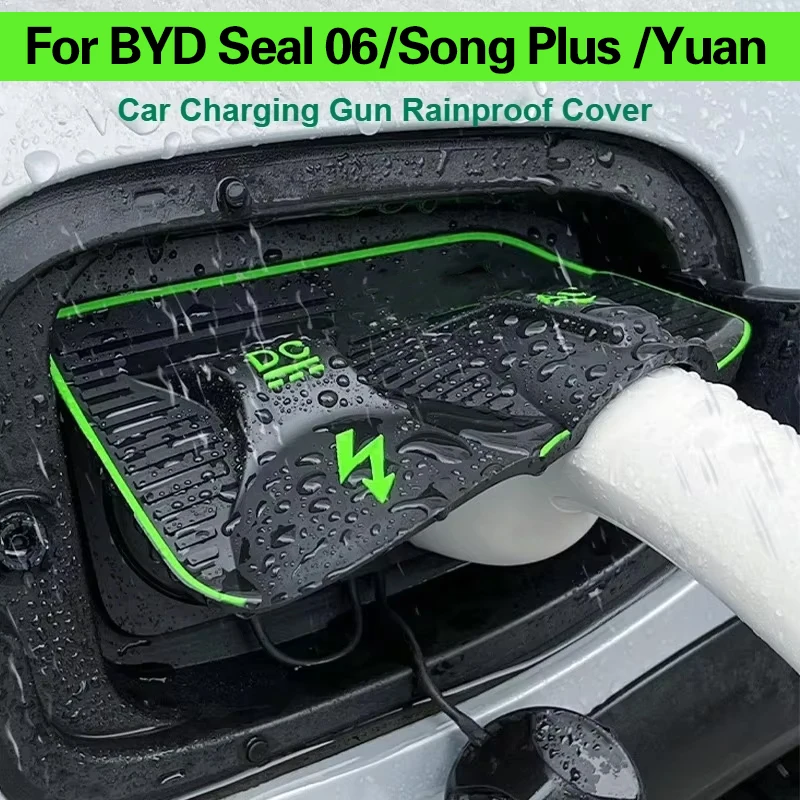 Pour BYD atto3 dauphin/Song Plus/Yuan UP/sealion 7 nouvelle énergie Port de chargement de voiture housse de protection étanche pistolet housse de pluie