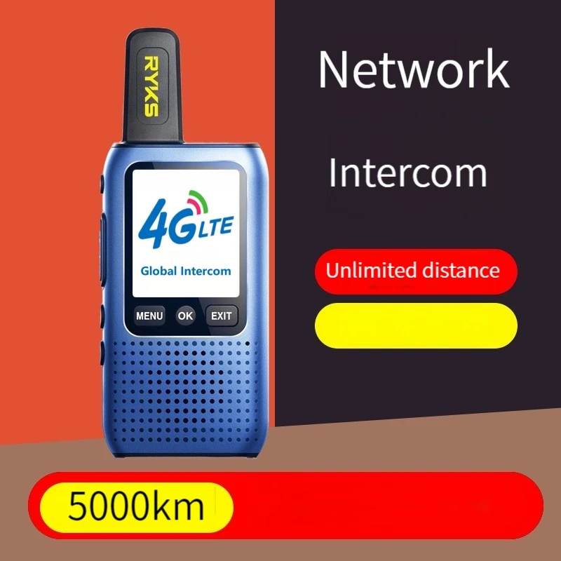 sim card handheld ptt radio walkietalkie mobile two way radio de communication
