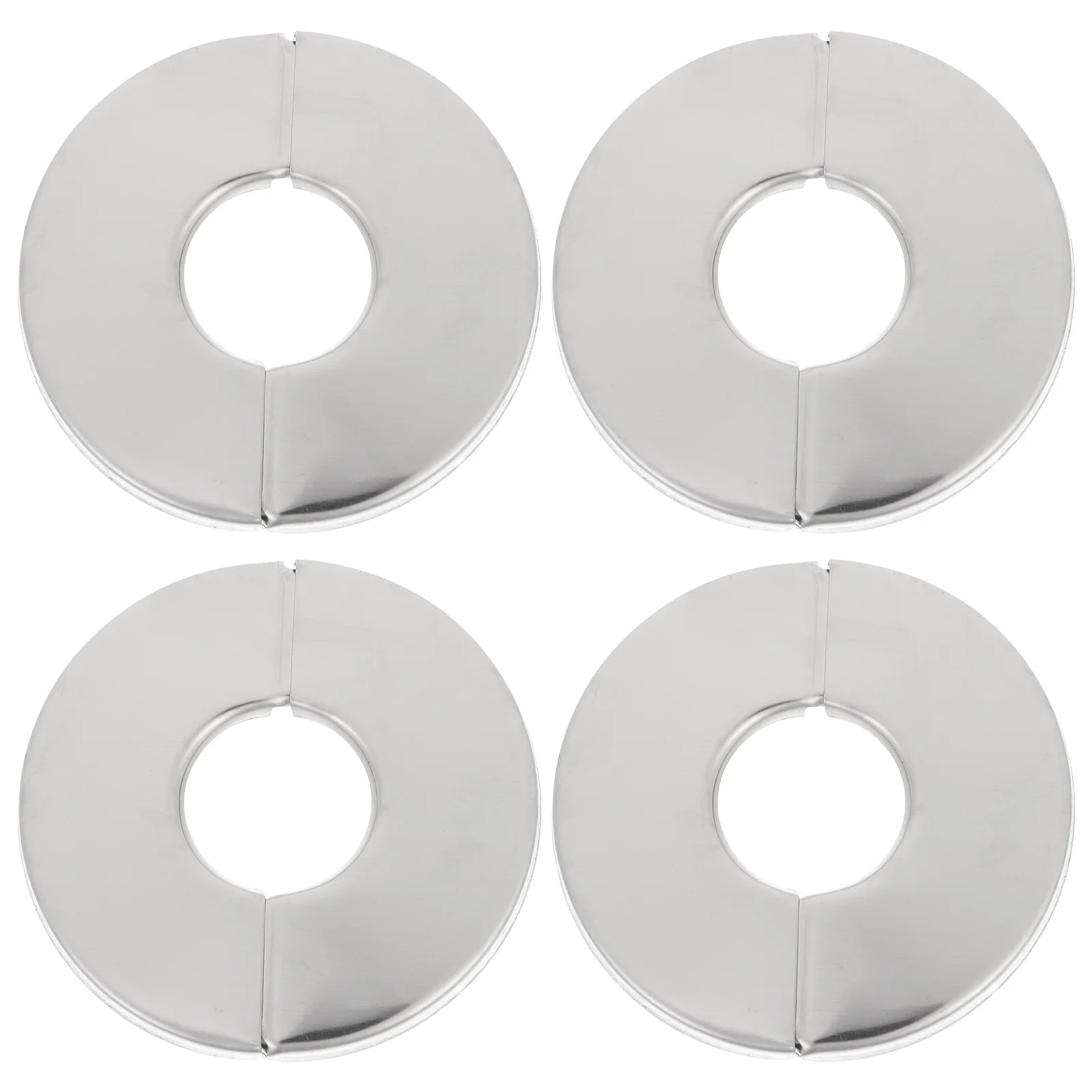 

4 Pcs Water Hose Round Hole Cover Decorative Escutcheon Replacement Plate Plumbing Plates for