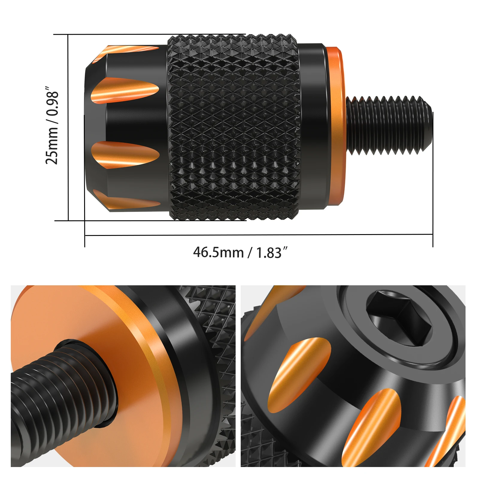 Shorty Shifter Peg für Harley Street Glide FLHX /Special Road Glide FLTRX Road King /Special Electra Glide – Detail 3