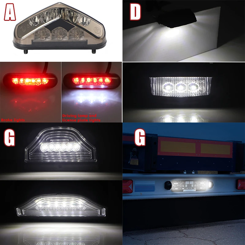 Lampada Di Segnalazione Auto Indicatore Di Direzione Indicatore Di Arresto Del Freno Rosso/Ambra Bobber Enduro Dirt Bike Moto ATV LED Coda Posteriore Da 5,96 € | DHgate
