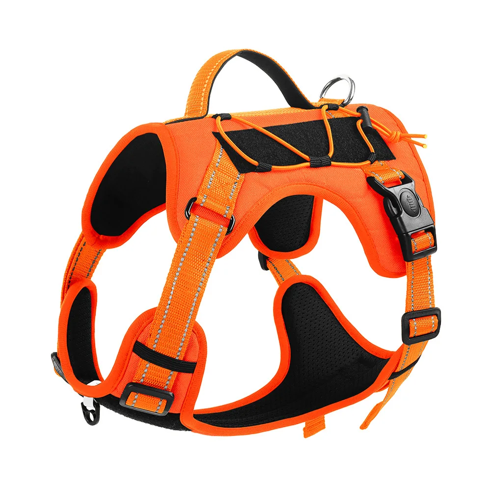 thumbnail image 1 of Arnés para perros con correas, chaleco de entrenamiento liviano, collar expandible multifuncional para mascotas, resistente al desgaste para perros grandes y cachorros, 1 of 5