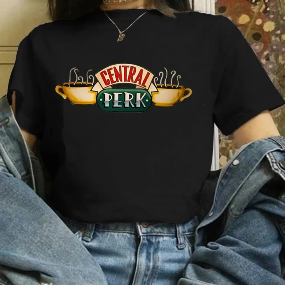 Friends Tv Show T Shirt Women Graphic Best Friends Harajuku T-shirt Unisex Fashion Manga Y2k Tshirt kawaii Vintage Tops Female 3