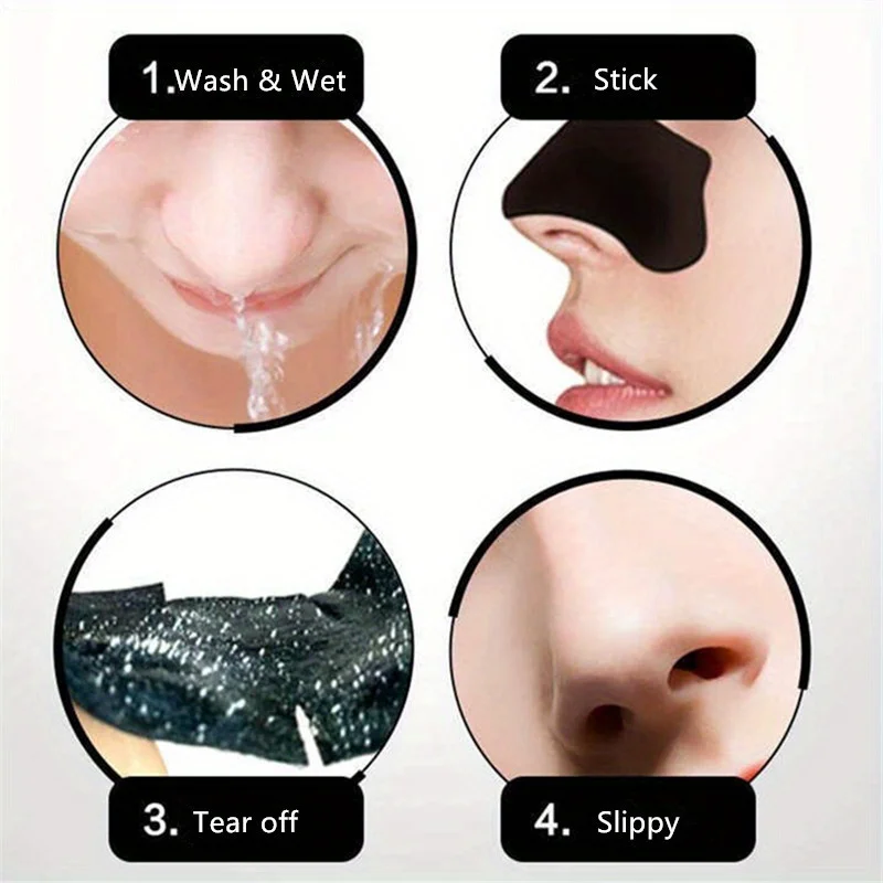 10/50/100 Pieces Blackhead Remover Patches Deep Cleansing - Effective Facial Cleansing to Absorb Facial Blackheads and Pores 5
