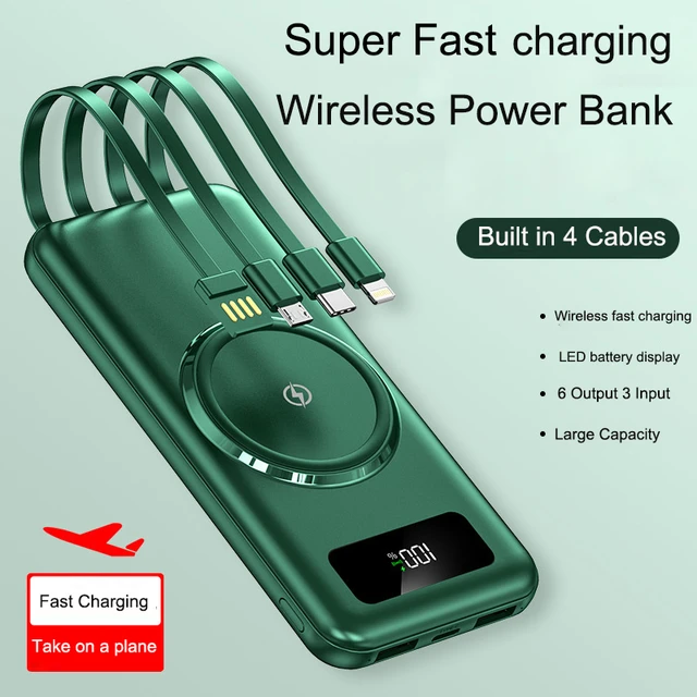 Banco de energía Solar portátil de 30000mAh, paquete de batería externa  para iPhone 13, X, Samsung, Huawei, Xiaomi - AliExpress