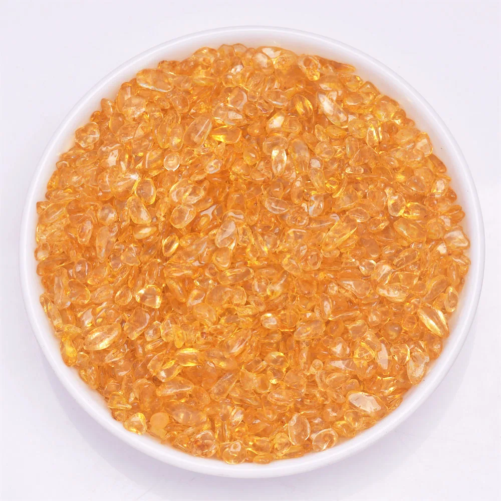 Natural Tumbled Gemstone Chips for Decorative Bedding and Vase Filler, 3-5mm
