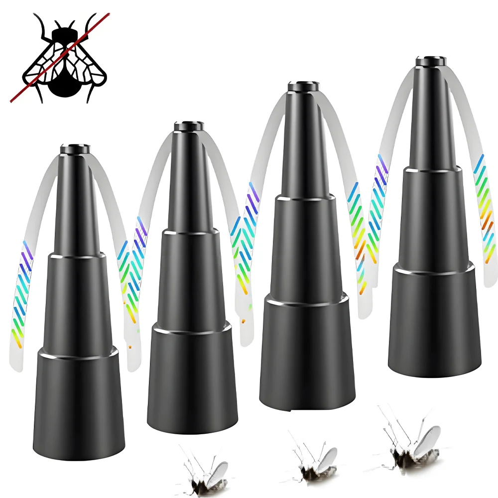Electric Mosquito Repellent Fan, 2/4PCS Portable Pest Control for Tables Indoor Outdoor Camping Home, Soundless Fly Repellent