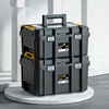 Tools Wide body toolbox Large capacity multi-functional portable plastic portable maintenance electrician set 1