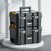 Tools Wide body toolbox Large capacity multi-functional portable plastic portable maintenance electrician set 1