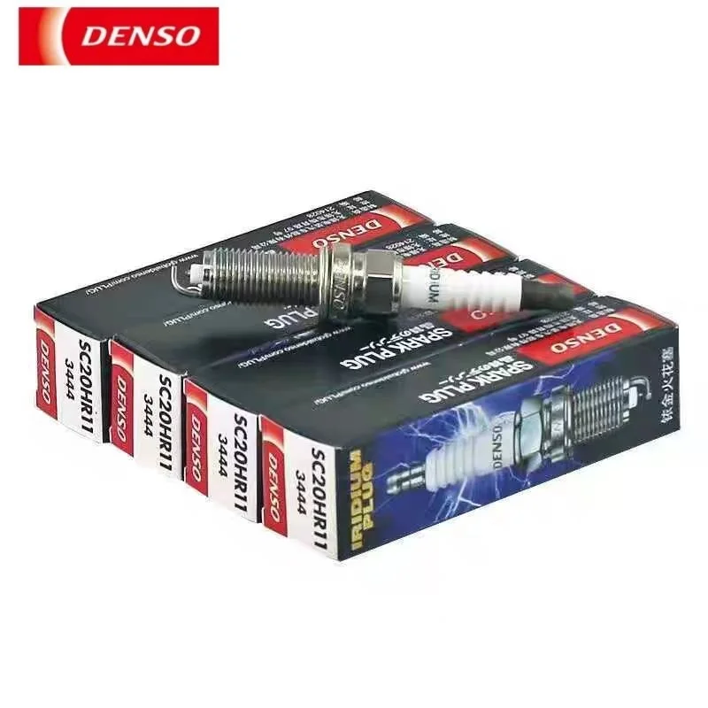 4PCS DENSO SC20HR11 3444 Spark Plug For Toyota RAV4 Corolla Lexus