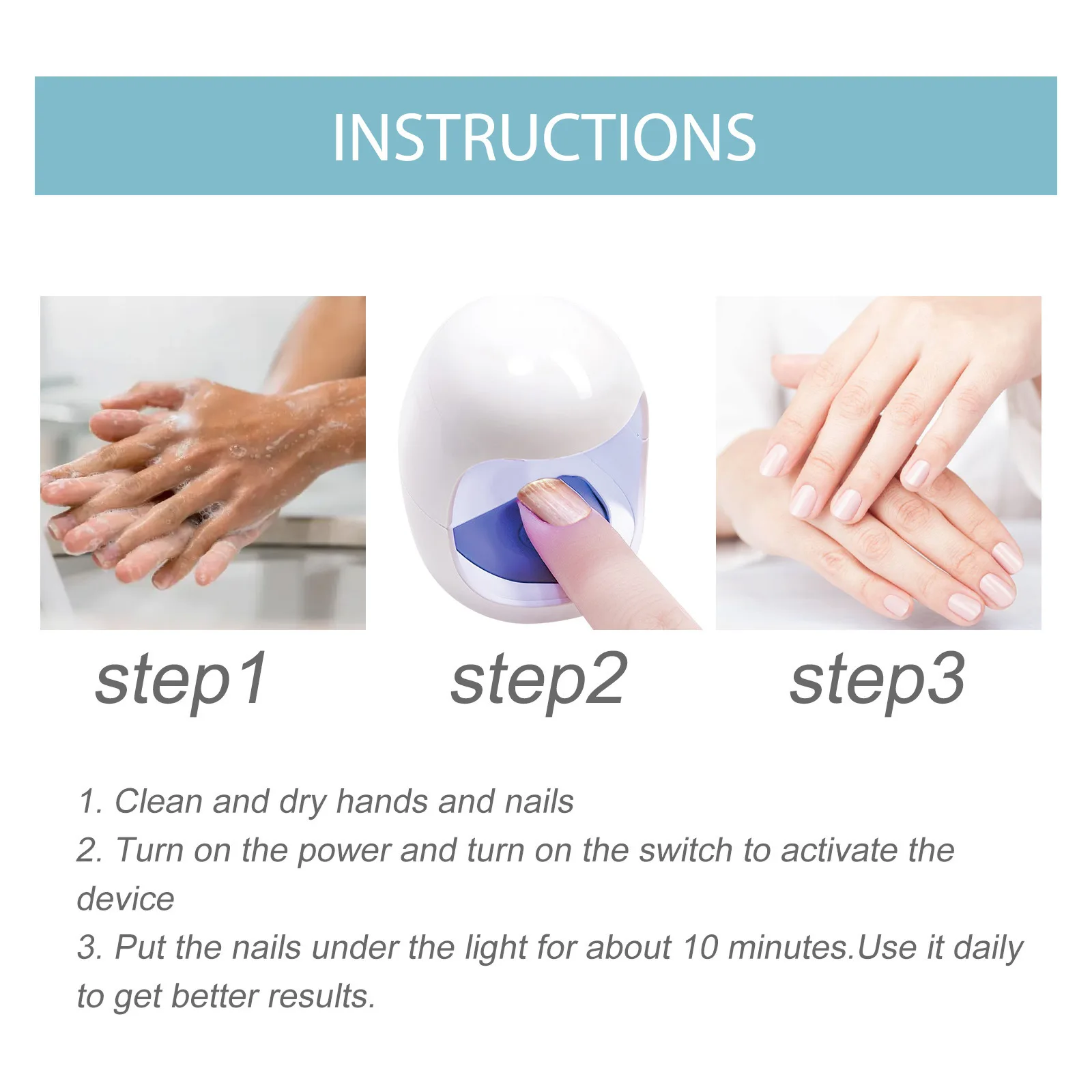 Nail Fungus Remover Laser Nail Fungus Treatment Device Repair Ingrown Toenail Fingernail Fungus Corrector Podiatry Mold Laser Nails with Mushrooms