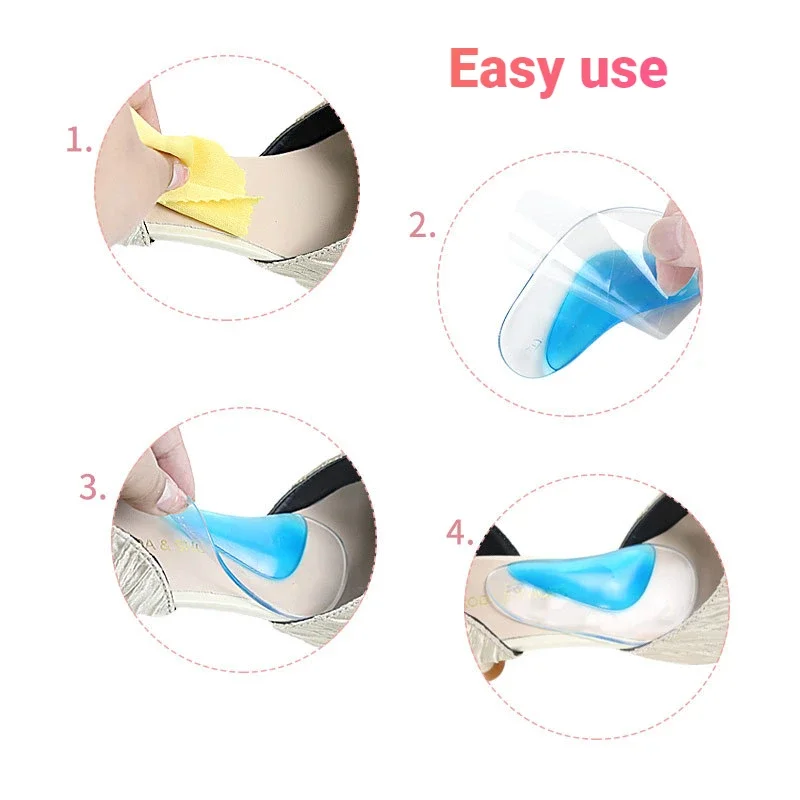 Professional Orthotic Arch Support Silicone Gel Insoles